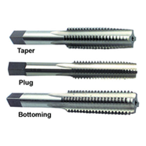 3 Pc. HSS Hand Tap Set (Plug, Taper, Bottoming) - USA Tool & Supply