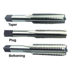3 Pc. HSS Hand Tap Set (Plug, Taper, Bottoming) - USA Tool & Supply