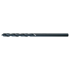 21/64 RHS / RHC HSS 135 Degree Split Point NAS-Type Aircraft Extension Drill - Steam Oxide - Exact Industrial Supply