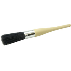 #101-1/16″ Oval Sash Brush, Black China Bristle, 3″ Trim Length, Plain Foam Handle - USA Tool & Supply