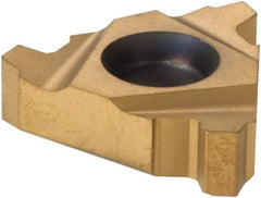 Seco - 22ER External Right Hand 5 Stub Acme Laydown Threading Insert - Grade CP500, TiAlN/TiN Coated Carbide, 12.7mm Inscribed Circle - USA Tool & Supply