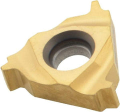 Seco - 16NR Internal Right Hand 12 Acme Laydown Threading Insert - Grade CP500, TiAlN/TiN Coated Carbide, 9.53mm Inscribed Circle - USA Tool & Supply