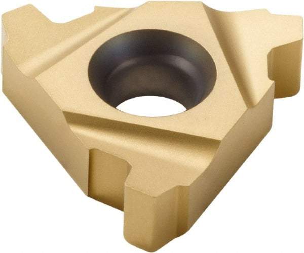 Seco - 16ER External Right Hand 12 Stub Acme Laydown Threading Insert - Grade CP500, TiAlN/TiN Coated Carbide, 9.53mm Inscribed Circle - USA Tool & Supply
