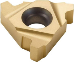 Seco - 16ER External Right Hand 12 Stub Acme Laydown Threading Insert - Grade CP500, TiAlN/TiN Coated Carbide, 9.53mm Inscribed Circle - USA Tool & Supply