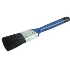 1-1/2″ Angled Sash Brush, Black China Bristle, 2-1/4″ Trim Length, Blue Foam Handle - USA Tool & Supply