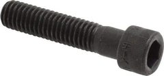 Made in USA - 3/8-16 UNC Hex Socket Drive, Socket Cap Screw - Alloy Steel, Black Oxide Finish, Fully Threaded, 1-3/4" Length Under Head - USA Tool & Supply