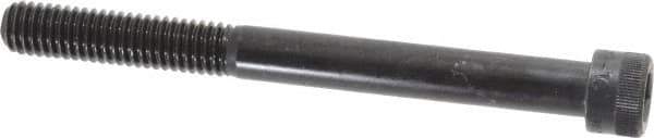 Holo-Krome - 3/8-16 UNC Hex Socket Drive, Socket Cap Screw - Alloy Steel, Black Oxide Finish, Partially Threaded, 4" Length Under Head - USA Tool & Supply