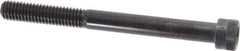 Holo-Krome - 3/8-16 UNC Hex Socket Drive, Socket Cap Screw - Alloy Steel, Black Oxide Finish, Partially Threaded, 4" Length Under Head - USA Tool & Supply
