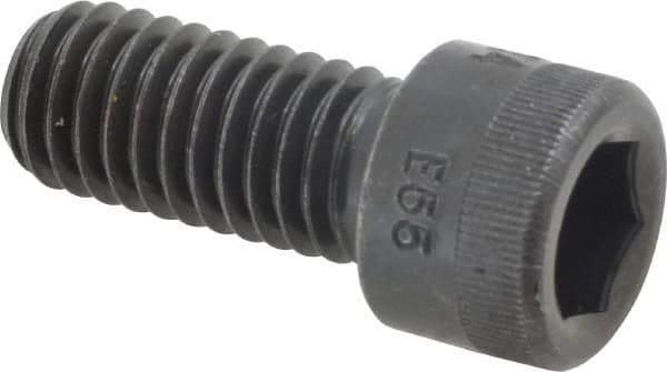 Made in USA - 7/16-14 UNC Hex Socket Drive, Socket Cap Screw - Alloy Steel, Black Oxide Finish, Fully Threaded, 1" Length Under Head - USA Tool & Supply