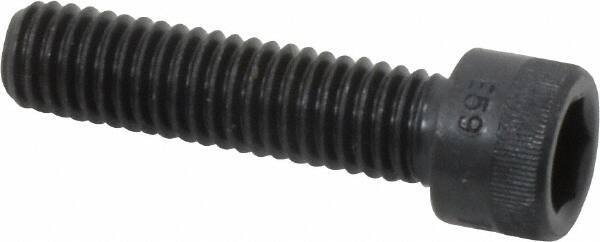 Made in USA - 7/16-14 UNC Hex Socket Drive, Socket Cap Screw - Alloy Steel, Black Oxide Finish, Fully Threaded, 1-3/4" Length Under Head - USA Tool & Supply