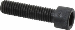 Made in USA - 7/16-14 UNC Hex Socket Drive, Socket Cap Screw - Alloy Steel, Black Oxide Finish, Fully Threaded, 1-3/4" Length Under Head - USA Tool & Supply