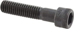 Made in USA - 7/16-14 UNC Hex Socket Drive, Socket Cap Screw - Alloy Steel, Black Oxide Finish, Partially Threaded, 2" Length Under Head - USA Tool & Supply