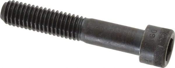 Made in USA - 7/16-14 UNC Hex Socket Drive, Socket Cap Screw - Alloy Steel, Black Oxide Finish, Partially Threaded, 2-1/2" Length Under Head - USA Tool & Supply