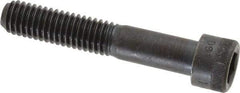 Made in USA - 7/16-14 UNC Hex Socket Drive, Socket Cap Screw - Alloy Steel, Black Oxide Finish, Partially Threaded, 2-1/2" Length Under Head - USA Tool & Supply
