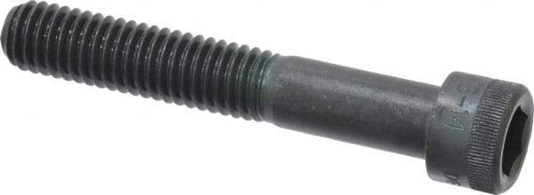 Made in USA - 7/16-14 UNC Hex Socket Drive, Socket Cap Screw - Alloy Steel, Black Oxide Finish, Partially Threaded, 2-3/4" Length Under Head - USA Tool & Supply