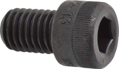 Made in USA - 1/2-13 UNC Hex Socket Drive, Socket Cap Screw - Alloy Steel, Black Oxide Finish, Fully Threaded, 3/4" Length Under Head - USA Tool & Supply