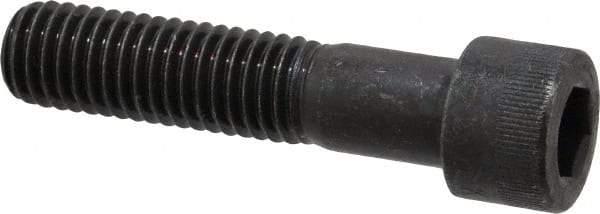 Made in USA - 1/2-13 UNC Hex Socket Drive, Socket Cap Screw - Alloy Steel, Black Oxide Finish, Partially Threaded, 2-1/4" Length Under Head - USA Tool & Supply