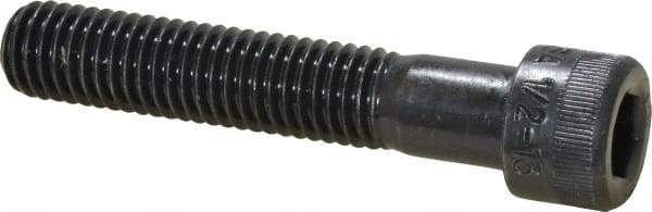 Made in USA - 1/2-13 UNC Hex Socket Drive, Socket Cap Screw - Alloy Steel, Black Oxide Finish, Partially Threaded, 2-3/4" Length Under Head - USA Tool & Supply