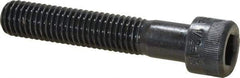 Made in USA - 1/2-13 UNC Hex Socket Drive, Socket Cap Screw - Alloy Steel, Black Oxide Finish, Partially Threaded, 2-3/4" Length Under Head - USA Tool & Supply