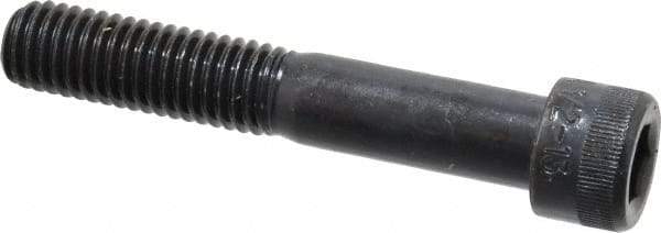 Made in USA - 1/2-13 UNC Hex Socket Drive, Socket Cap Screw - Alloy Steel, Black Oxide Finish, Partially Threaded, 3" Length Under Head - USA Tool & Supply