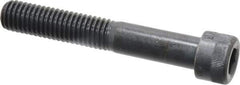 Made in USA - 1/2-13 UNC Hex Socket Drive, Socket Cap Screw - Alloy Steel, Black Oxide Finish, Partially Threaded, 3-1/4" Length Under Head - USA Tool & Supply