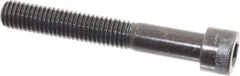 Made in USA - 1/2-13 UNC Hex Socket Drive, Socket Cap Screw - Alloy Steel, Black Oxide Finish, Partially Threaded, 3-1/2" Length Under Head - USA Tool & Supply