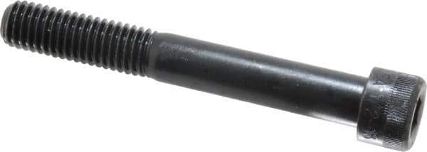 Made in USA - 1/2-13 UNC Hex Socket Drive, Socket Cap Screw - Alloy Steel, Black Oxide Finish, Partially Threaded, 3-3/4" Length Under Head - USA Tool & Supply