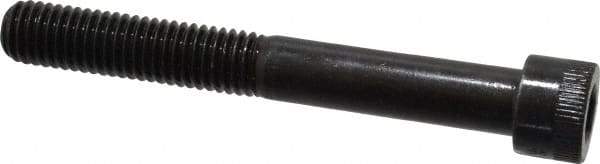 Made in USA - 1/2-13 UNC Hex Socket Drive, Socket Cap Screw - Alloy Steel, Black Oxide Finish, Partially Threaded, 4" Length Under Head - USA Tool & Supply