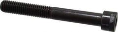 Made in USA - 1/2-13 UNC Hex Socket Drive, Socket Cap Screw - Alloy Steel, Black Oxide Finish, Partially Threaded, 4" Length Under Head - USA Tool & Supply