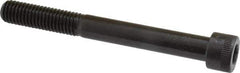Made in USA - 1/2-13 UNC Hex Socket Drive, Socket Cap Screw - Alloy Steel, Black Oxide Finish, Partially Threaded, 4-1/2" Length Under Head - USA Tool & Supply