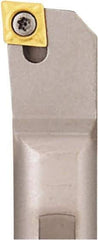 Seco - 5/8" Min Bore Diam, 8" OAL, 8mm Shank Diam, E-SCLC Indexable Boring Bar - CC.. 21.5.. Insert, Screw Holding Method - USA Tool & Supply