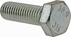 Hex Head Cap Screw: M8 x 1.25 x 25 mm, Grade 10.9 Steel, Zinc-Plated Partially Threaded, 13 mm Hex, AS 1110, ISO 4014 & ISO 4017