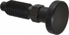 Gibraltar - 1/2-13, 1" Thread Length, 0.31" Max Plunger Diam, 0.5 Lb Init to 1.75 Lb Final End Force, Knob Handle Plunger - Delrin Knob, 1-1/4" Body Length, 1" Length Under Head/Shoulder, 1/4" Plunger Projection - USA Tool & Supply