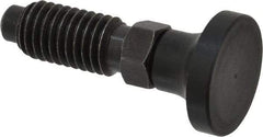 Gibraltar - 1/2-13, 1" Thread Length, 0.31" Max Plunger Diam, 0.5 Lb Init to 1.75 Lb Final End Force, Knob Handle Plunger - Delrin Knob, 1-1/4" Body Length, 1" Length Under Head/Shoulder, 1/4" Plunger Projection - USA Tool & Supply