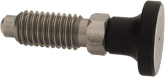 Gibraltar - 1/2-13, 1" Thread Length, 0.31" Max Plunger Diam, 0.5 Lb Init to 1.75 Lb Final End Force, Knob Handle Plunger - Delrin Knob, 1-1/4" Body Length, 1" Length Under Head/Shoulder, 1/4" Plunger Projection - USA Tool & Supply