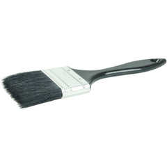 2″ Industrial Varnish Brush, Black China Bristle, 2″ Trim Length, Blue Plastic Handle - USA Tool & Supply