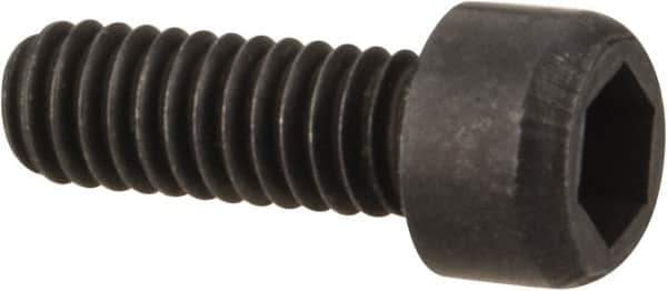 Value Collection - #2-64 UNF Hex Socket Drive, Socket Cap Screw - Alloy Steel, Black Oxide Finish, Fully Threaded, 1/4" Length Under Head - USA Tool & Supply