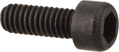 Value Collection - #2-64 UNF Hex Socket Drive, Socket Cap Screw - Alloy Steel, Black Oxide Finish, Fully Threaded, 1/4" Length Under Head - USA Tool & Supply