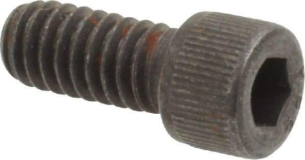 Value Collection - #12-24 UNC Hex Socket Drive, Socket Cap Screw - Alloy Steel, Black Oxide Finish, Fully Threaded, 1/2" Length Under Head - USA Tool & Supply