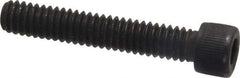 Value Collection - #12-24 UNC Hex Socket Drive, Socket Cap Screw - Alloy Steel, Black Oxide Finish, Fully Threaded, 1-1/4" Length Under Head - USA Tool & Supply
