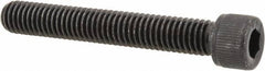 Value Collection - #12-28 UNF Hex Socket Drive, Socket Cap Screw - Alloy Steel, Black Oxide Finish, Partially Threaded, 1-1/2" Length Under Head - USA Tool & Supply
