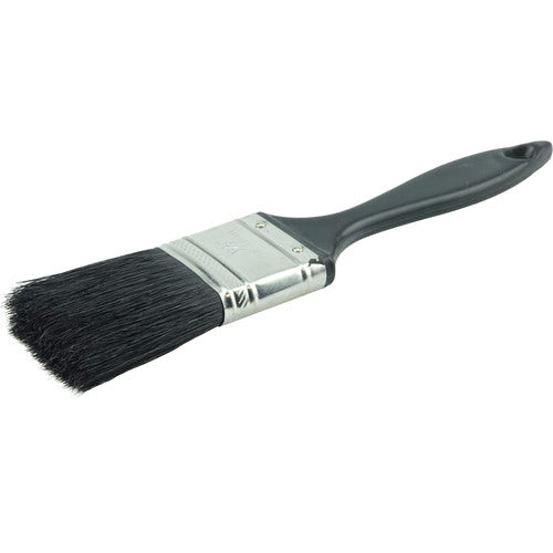 1-1/2″ Industrial Varnish Brush, Black China Bristle, 2″ Trim Length, Blue Plastic Sash - USA Tool & Supply