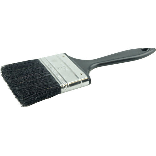 3″ Industrial Varnish Brush, Black China Bristle, 2-1/4″ Trim Length, Blue Plastic Sash - USA Tool & Supply