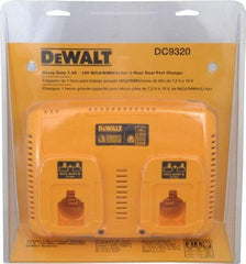 DeWALT - 7.2 to 18 Volt, 2 Battery Lithium-Ion, NiCad & NiMH Power Tool Charger - 1 hr to Charge - USA Tool & Supply