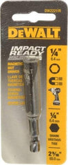 DeWALT - 1/4" Magnetic Nutsetter - 1/4" Hex Drive, 2-9/16" OAL - USA Tool & Supply