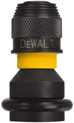 DeWALT - 1/2" Square Size Square to Hex Adapter - 1/4" Square Female Drive, 3" OAL - USA Tool & Supply