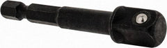 DeWALT - 3/8" Square Size Hex to Square Adapter - 1/4" Hex Drive - USA Tool & Supply