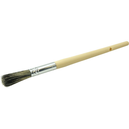 #2 7/16″ Round Sash Brush, Grey Bristle Fill, 1-3/4″ Trim Length, Plain Foam Handle - USA Tool & Supply
