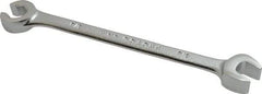 Proto - 3/8", Satin Finish, Combination Flare Nut Wrench - 6 Points, 5-11/16" OAL, Steel, Double End Head - USA Tool & Supply