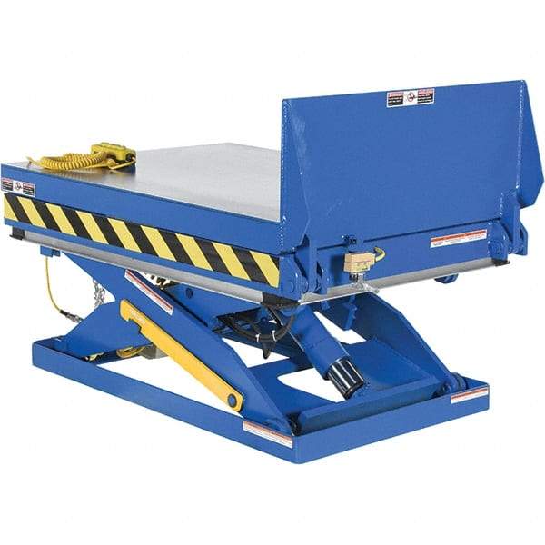 Vestil - 2,000 Lb Capacity Hydraulic Scissor Lift - 11" to 47" Lift Height, 48" Platform Length x 36" Platform Width - USA Tool & Supply